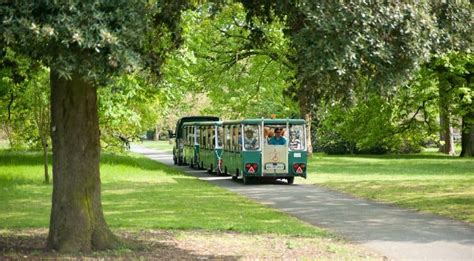 Trains to Kew Gardens .